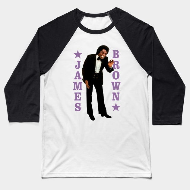 James Brown Baseball T-Shirt by PLAYDIGITAL2020